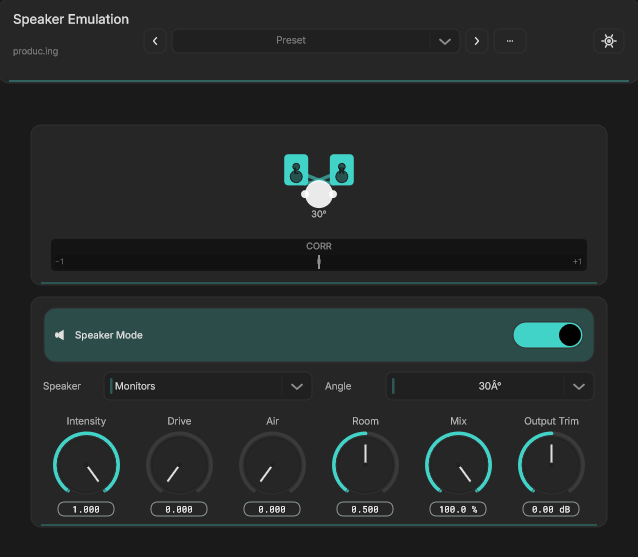 Speaker Emulation Plugin Interface